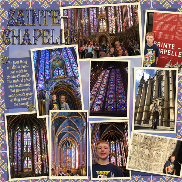 2018 Paris Sainte Chapelle