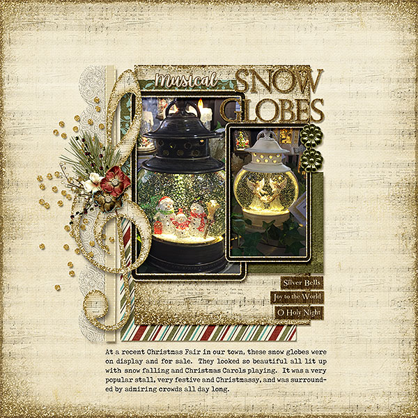 Musical Snow Globes