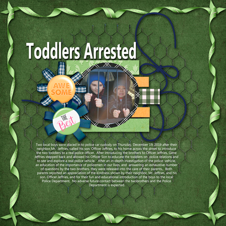 Toddlers Arrested