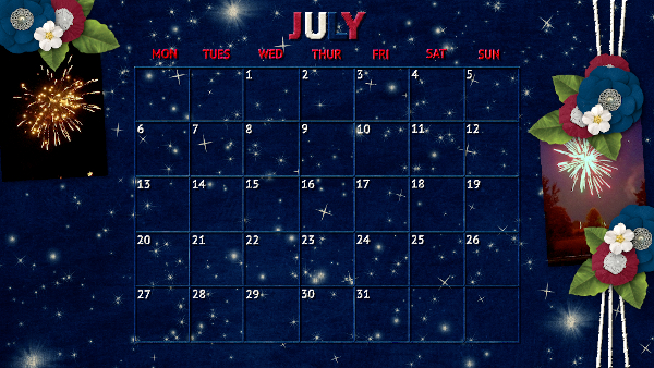 July 2020 calendar