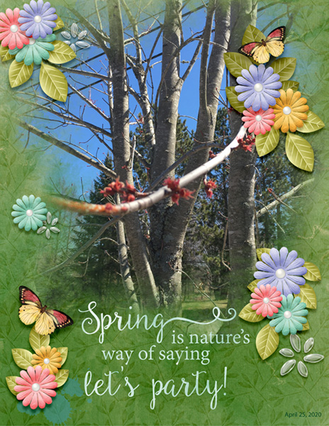 April 2020 Created with Rewards - Spring is Here