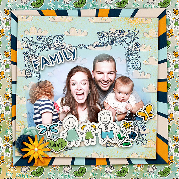 Family &amp; Love By cutie Pie Scraps