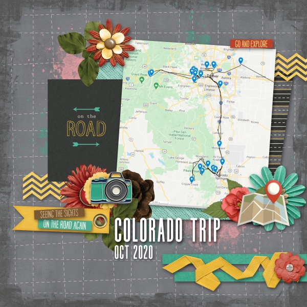 Colorado Vacation map