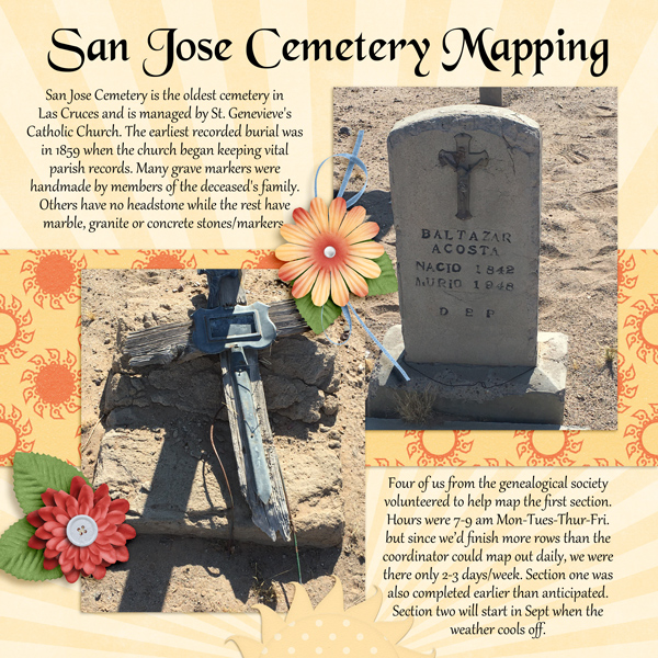 San Jose Cemetery mapping