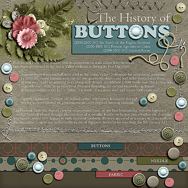 The History of BUTTONS