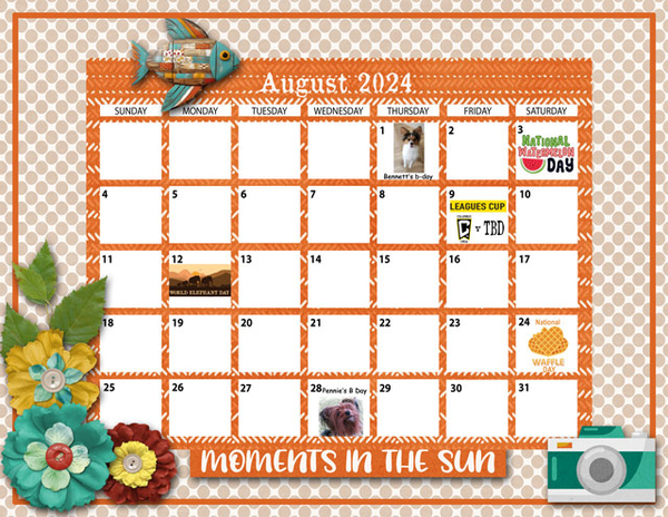 August 2024 Calendar