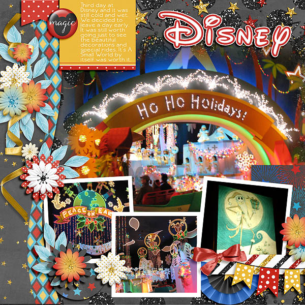 Disney Christmas Magic left page