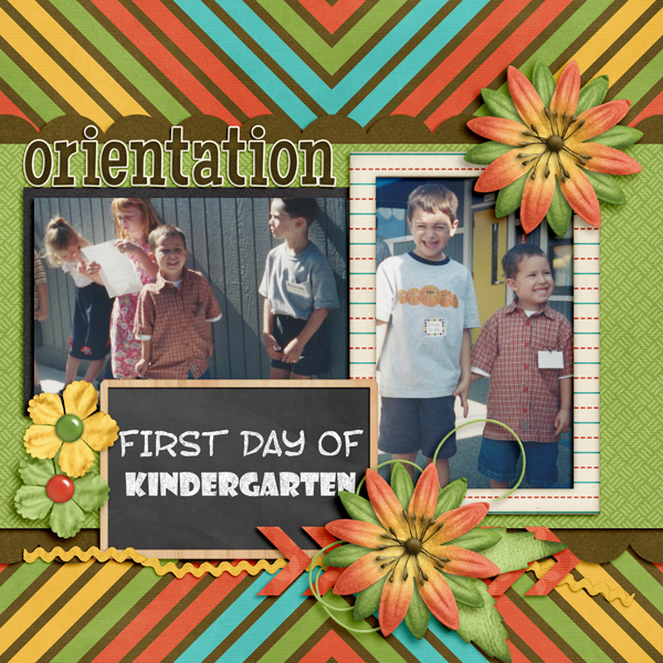 First Days of Kindergarten - Left Side