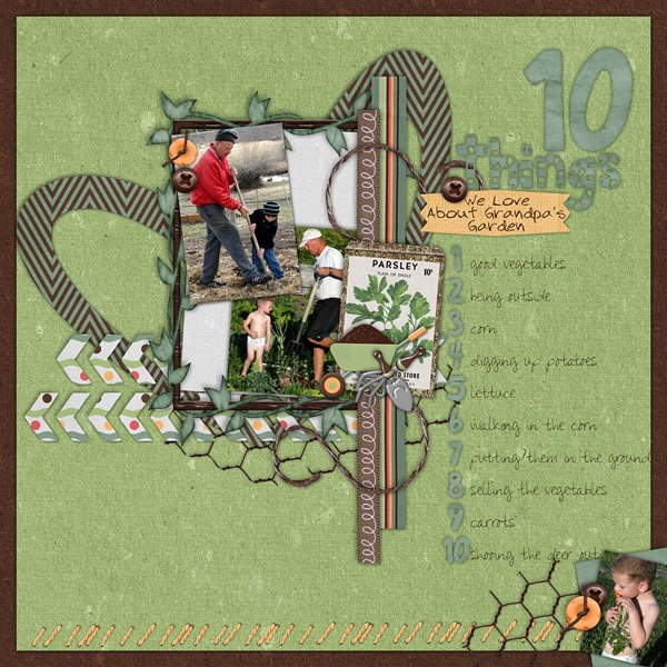 10 Things- Grandpa's Garden