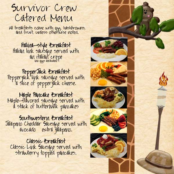 Survivor Week 3- FOOD