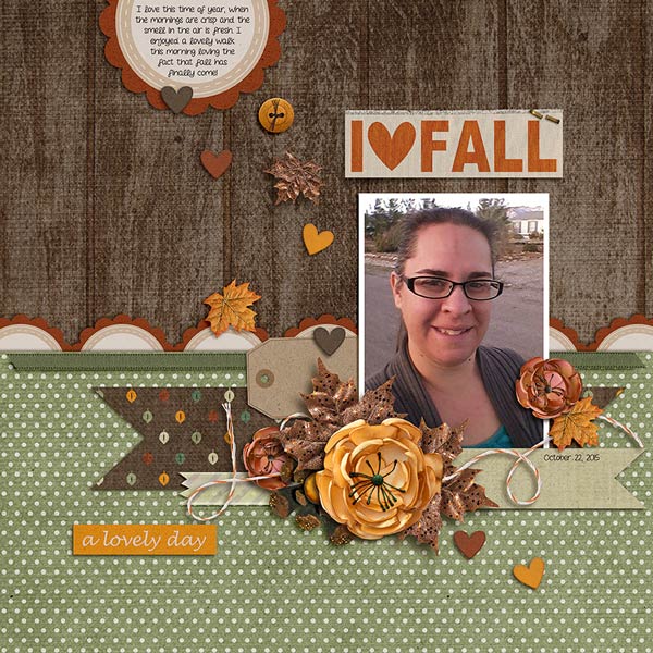 I Love Fall - GingerScraps Photo Gallery