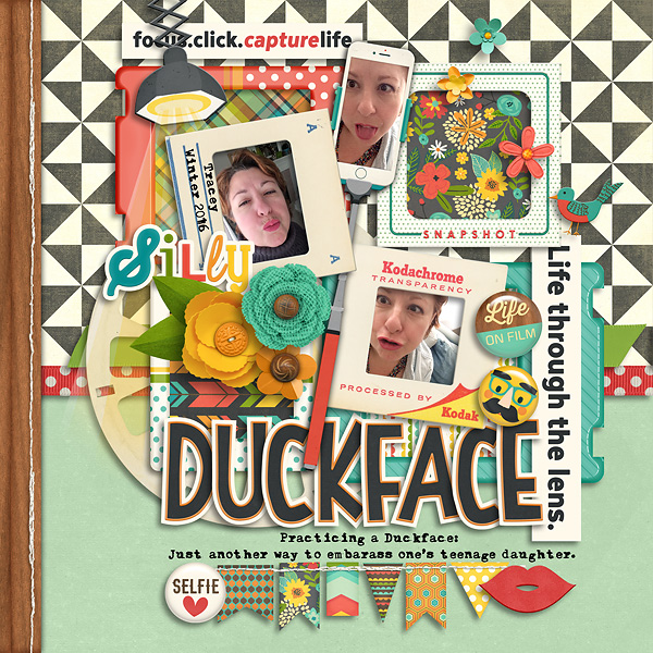 Don't make a duckface; it might stick