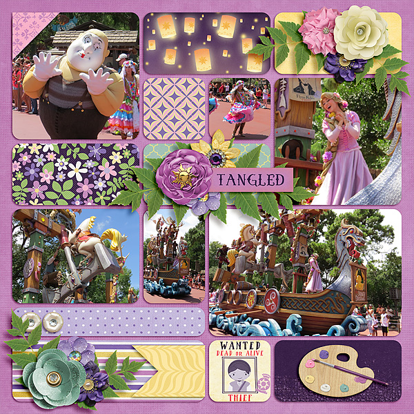 2014 WDW Vacation - MK Parade Rapunzel