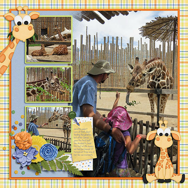 Albuquerque Zoo - Feeding the Giraffes