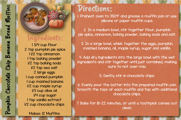 2024 October Recipe Card Challenge