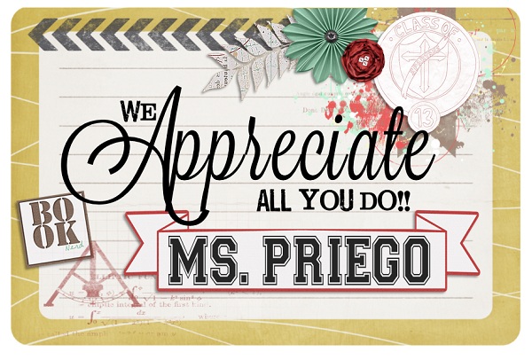 Teacher Appreciation card
