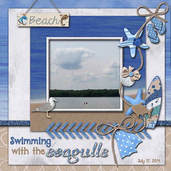Swimming with the seagulls