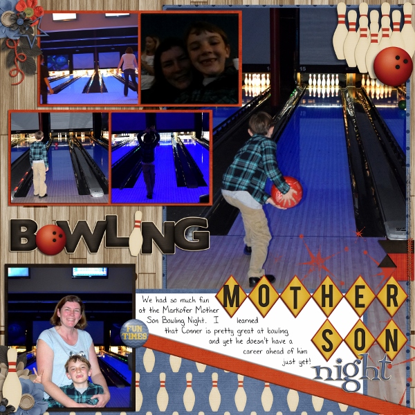 Mother Son Bowling Night