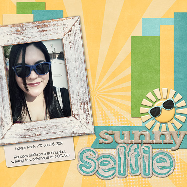 sunny selfie
