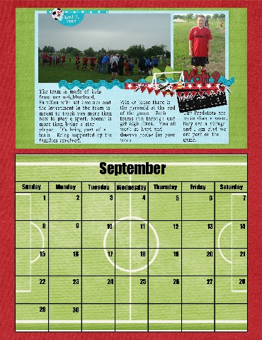 September 2013 Soccer page