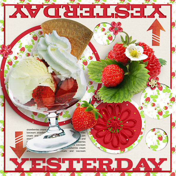 Strawberries, Cream and Icecream