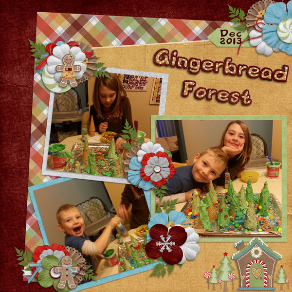 Gingerbread Tree Forest