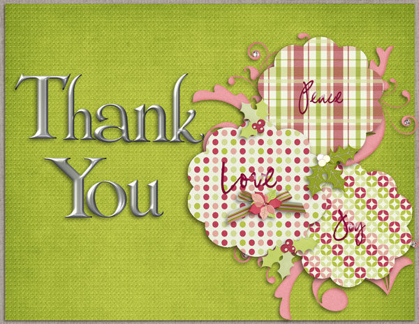 My Thank You Card