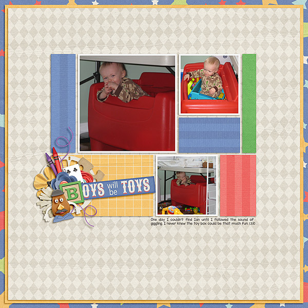 Ian in the Toy Box