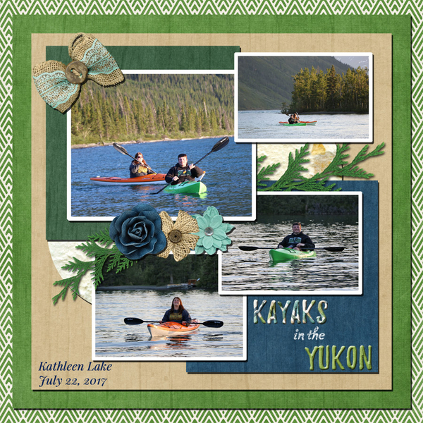 Kayaks in the Yukon