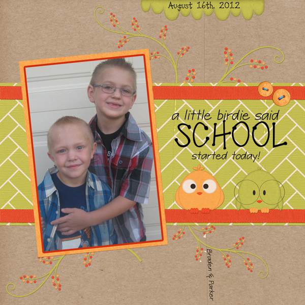 First day of School 2012-2013