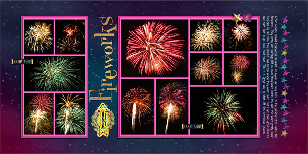 Kennywood Holiday Lights2 Fireworks