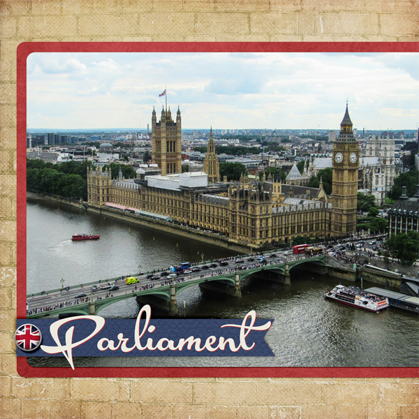 Parliament and Big Ben, left side
