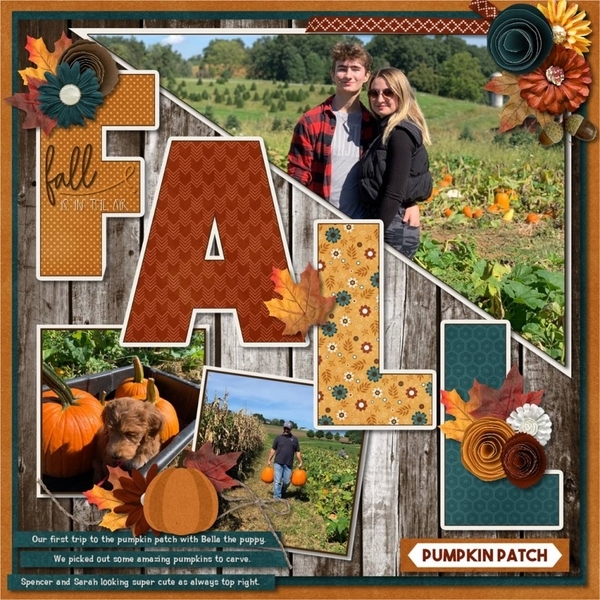 Fall at the pumpkin patch
