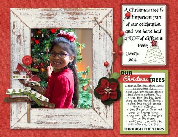 Dec 2014 Journaling Challenge: Christmas Trees