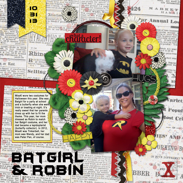 Batgirl and Robin
