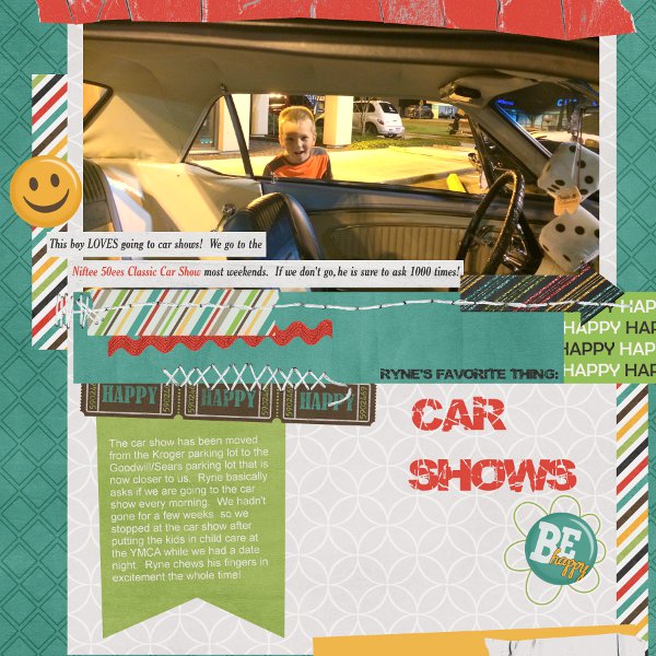 Template Challenge #1 August - Car Show