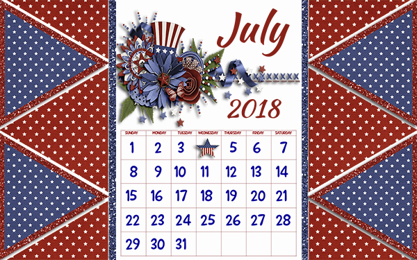 July 2018 Calendar