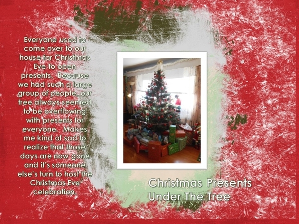 Presents Under The Tree - December 2016 Template #1 Challenge