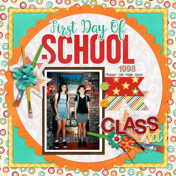 August 2017 Inspiration Challenge - First Day of School, 1998