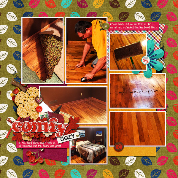 October 2017 Mix it Up - Refinishing the floor
