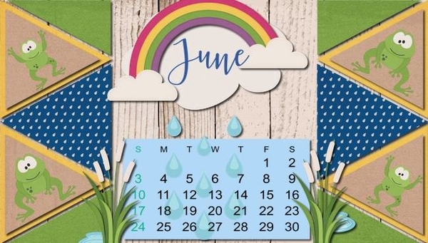 2018 June Calendar