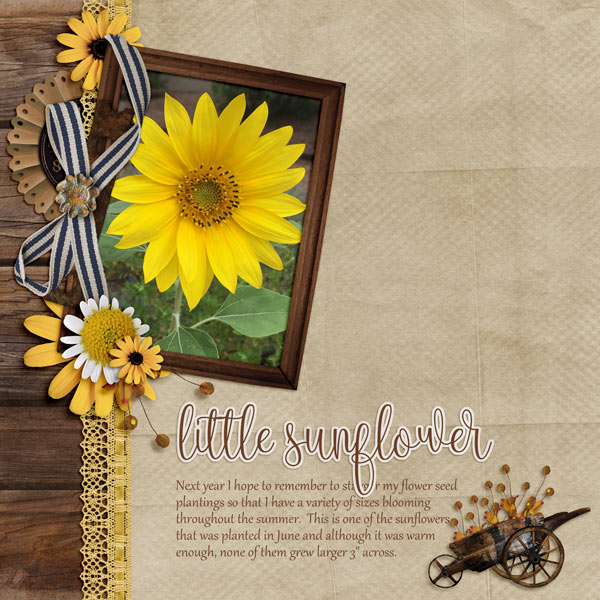 Little Sunflower - GS Font challenge