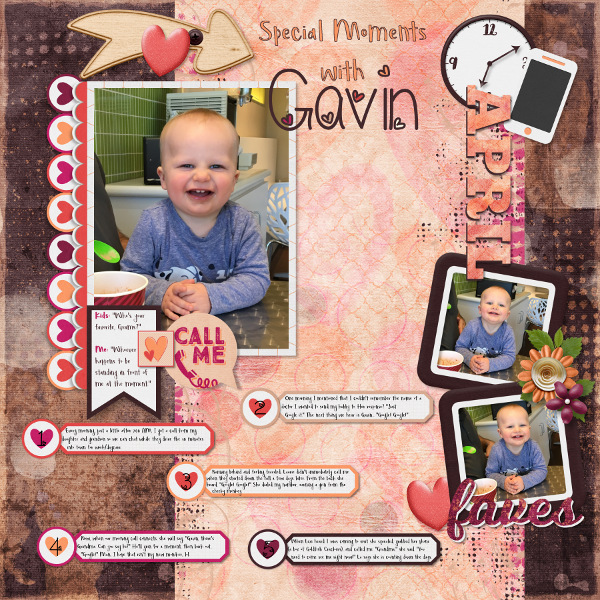Special Moments with Gavin: April Faves